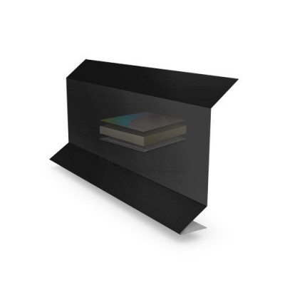 Планка примыкания 0,5 RAL9005 Satin Matt