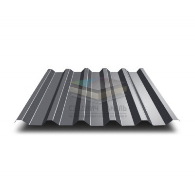 Профнастил С44-1000-0.45 RAL7024 Полиэстер