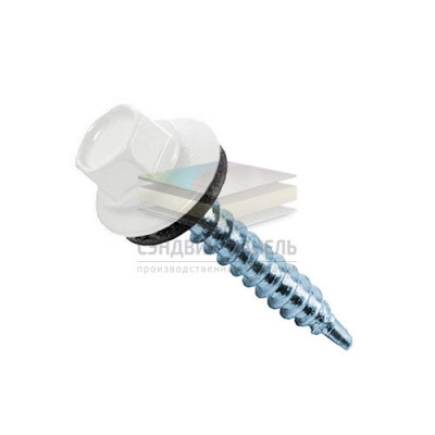 Саморезы по металлу 5,5х19 RAL 9003 Саморезы по металлу 5,5х19 RAL 9003