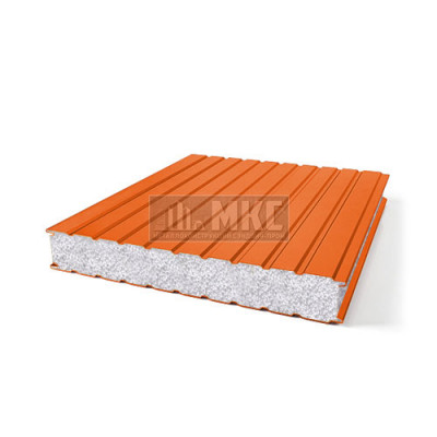 Сэндвич-панель для холодильных камер пенополистирол, ширина 1200 мм, толщина 10 мм, RAL2004 Сэндвич-панель для холодильных камер пенополистирол, ширина 1200 мм, толщина 10 мм, RAL2004